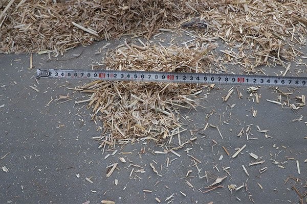 Placage de bois usagé