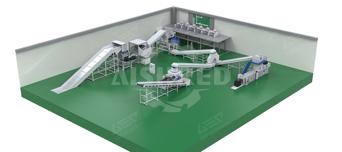 Alternative fuel production line example