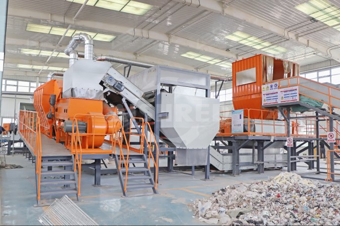 Projet de tamis à vent pour l'élimination des déchets textiles dans la province du Henan, en Chine