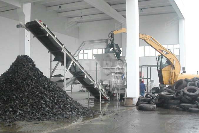 Projet de broyage de pneus au Kazakhstan