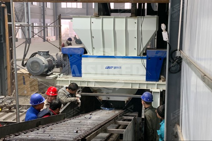 Projet de recyclage de conteneurs métalliques à Henan, en Chine